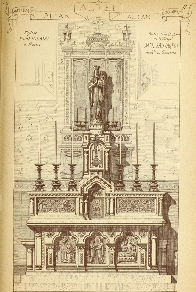 An illustration from Materials and documents of architecture and sculpture : classified alphabetically, 1915, leaf 92