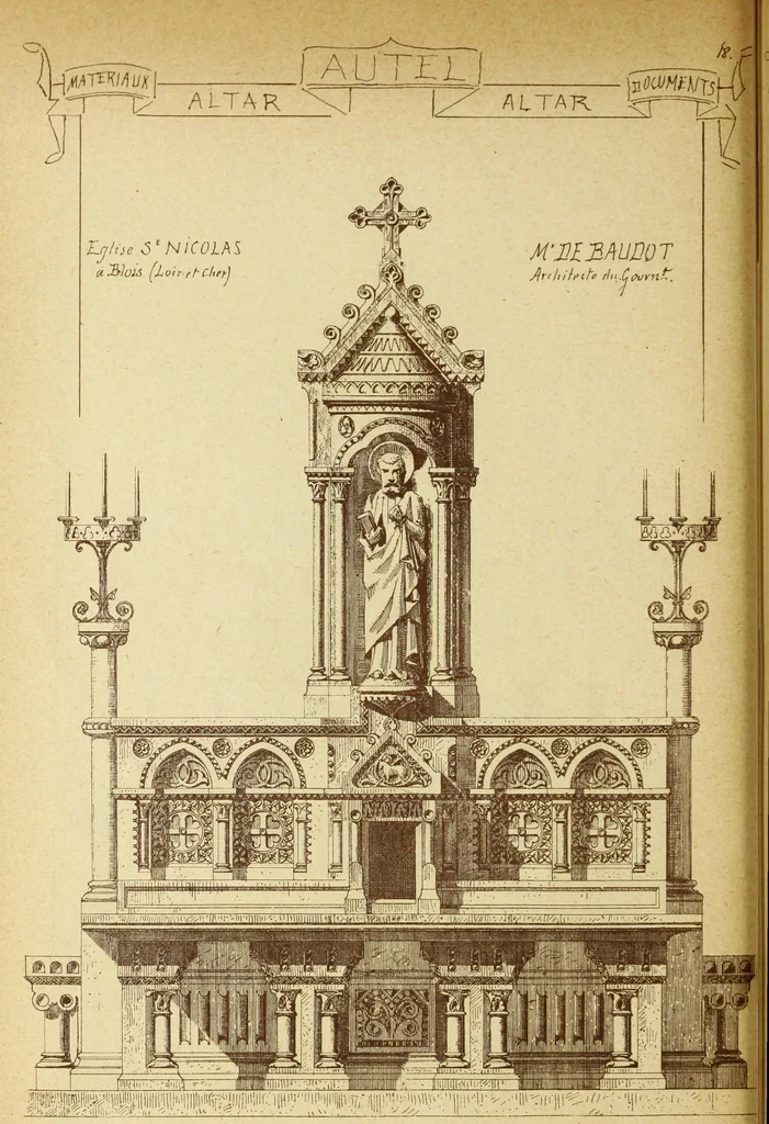 An illustration from Materials and documents of architecture and sculpture : classified alphabetically, 1915, leaf 93
