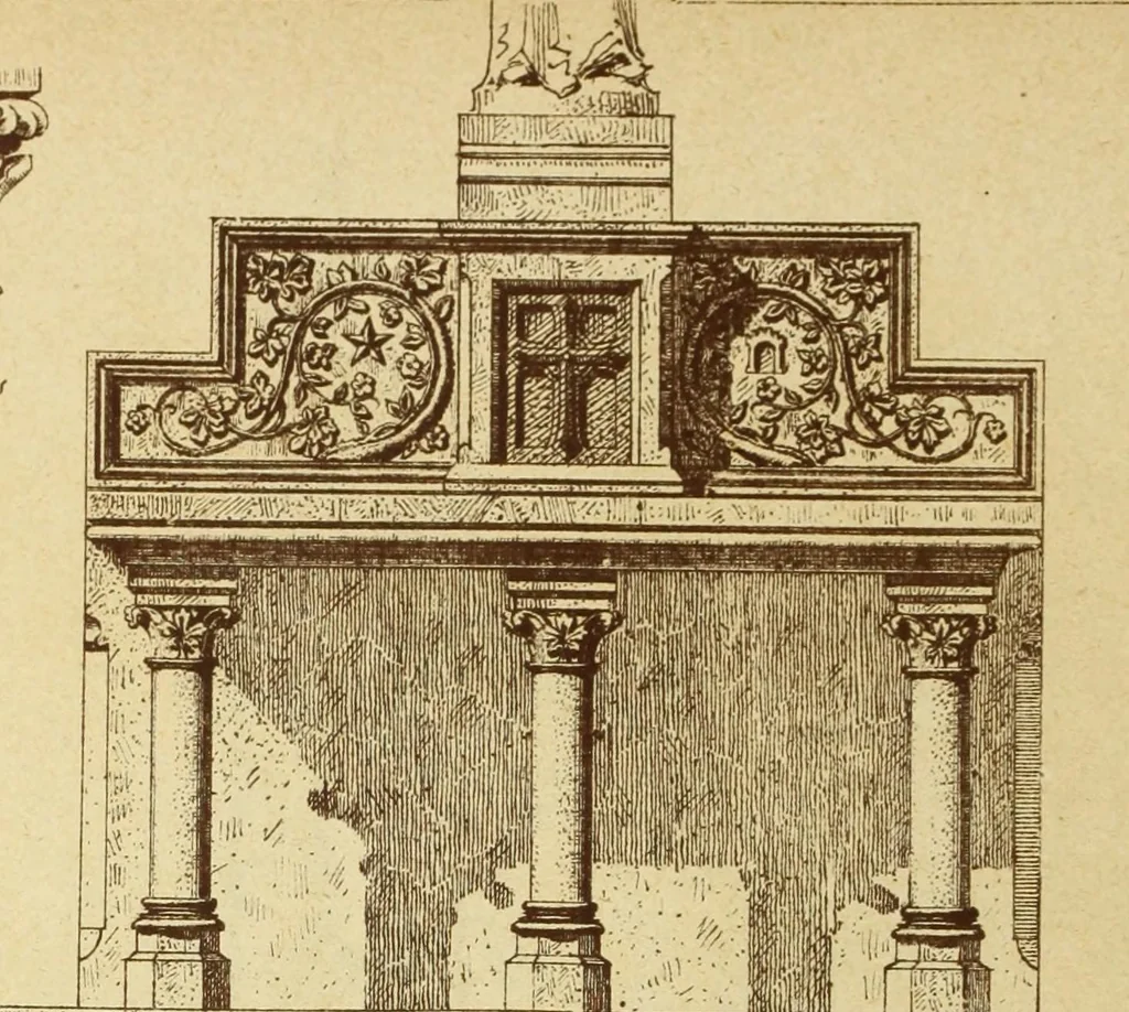 An illustration from Materials and documents of architecture and sculpture : classified alphabetically, 1915, leaf 99