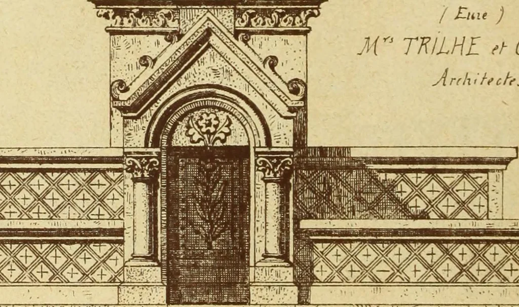 An illustration from Materials and documents of architecture and sculpture : classified alphabetically, 1915, leaf 99