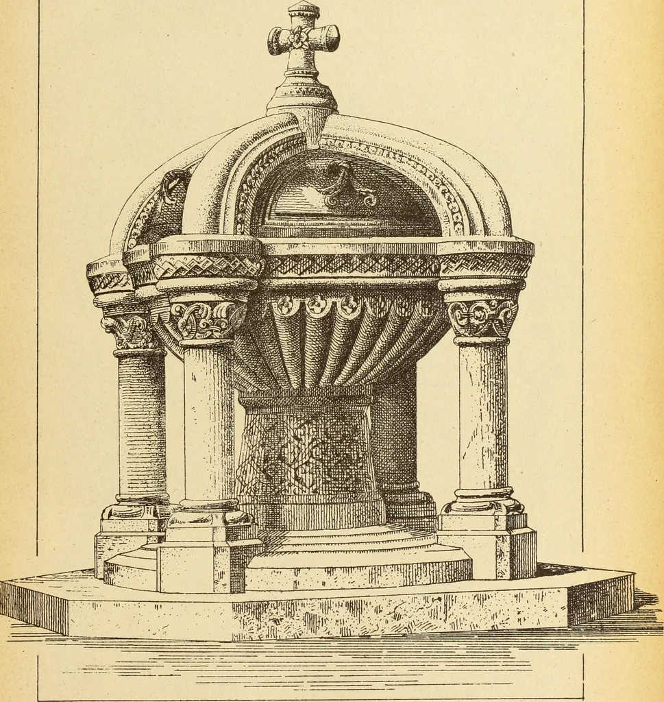 An illustration from Materials and documents of architecture and sculpture : classified alphabetically, 1915, leaf 10