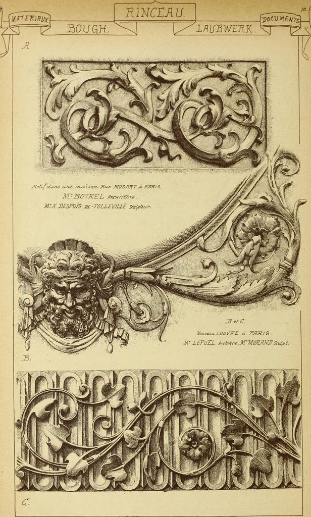 An illustration from Materials and documents of architecture and sculpture : classified alphabetically, 1915, leaf 125