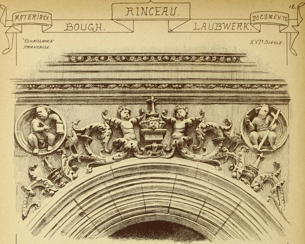 An illustration from Materials and documents of architecture and sculpture : classified alphabetically, 1915, leaf 127