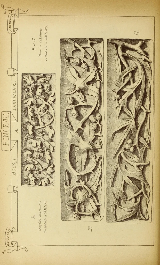 An illustration from Materials and documents of architecture and sculpture : classified alphabetically, 1915, leaf 129