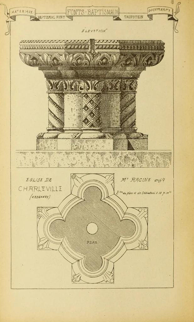 An illustration from Materials and documents of architecture and sculpture : classified alphabetically, 1915, leaf 13