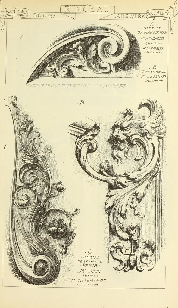 An illustration from Materials and documents of architecture and sculpture : classified alphabetically, 1915, leaf 144