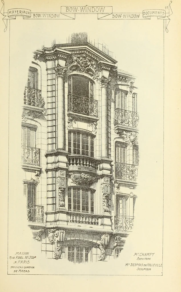 An illustration from Materials and documents of architecture and sculpture : classified alphabetically, 1915, leaf 158