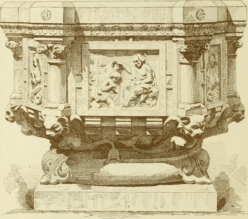 An illustration from Materials and documents of architecture and sculpture : classified alphabetically, 1915, leaf 17
