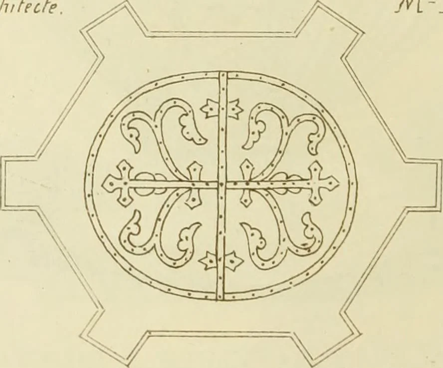 An illustration from Materials and documents of architecture and sculpture : classified alphabetically, 1915, leaf 17