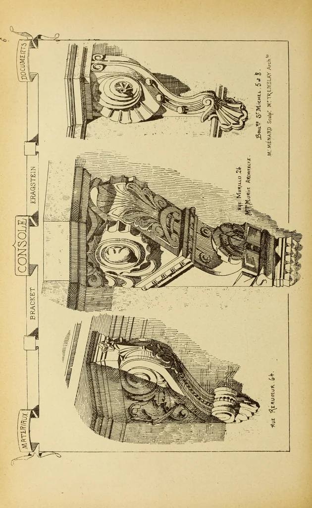 An illustration from Materials and documents of architecture and sculpture : classified alphabetically, 1915, leaf 185
