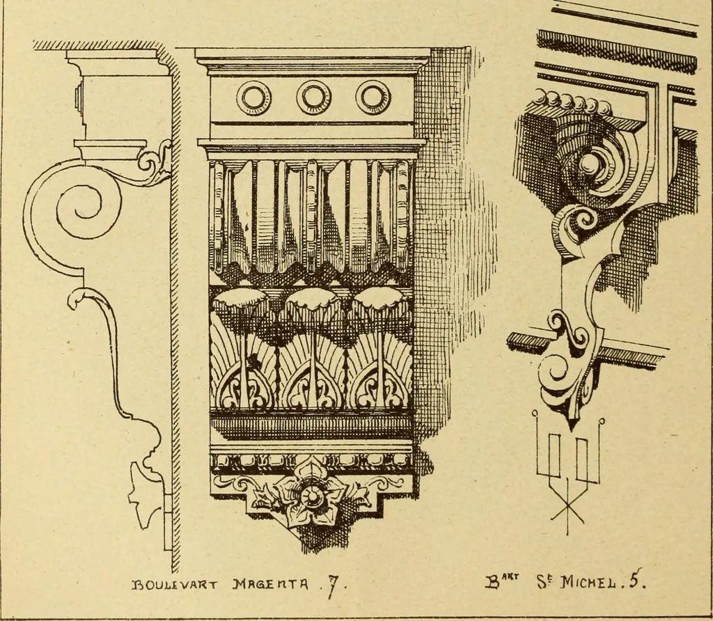 An illustration from Materials and documents of architecture and sculpture : classified alphabetically, 1915, leaf 187