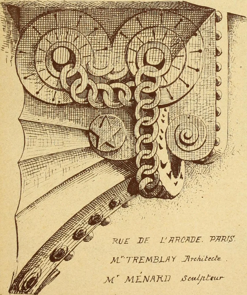 An illustration from Materials and documents of architecture and sculpture : classified alphabetically, 1915, leaf 188
