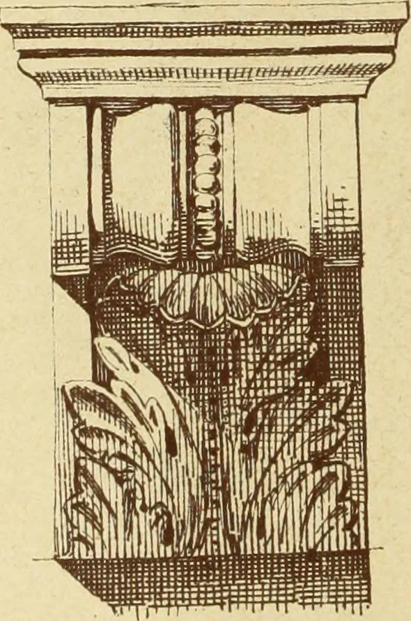 An illustration from Materials and documents of architecture and sculpture : classified alphabetically, 1915, leaf 191