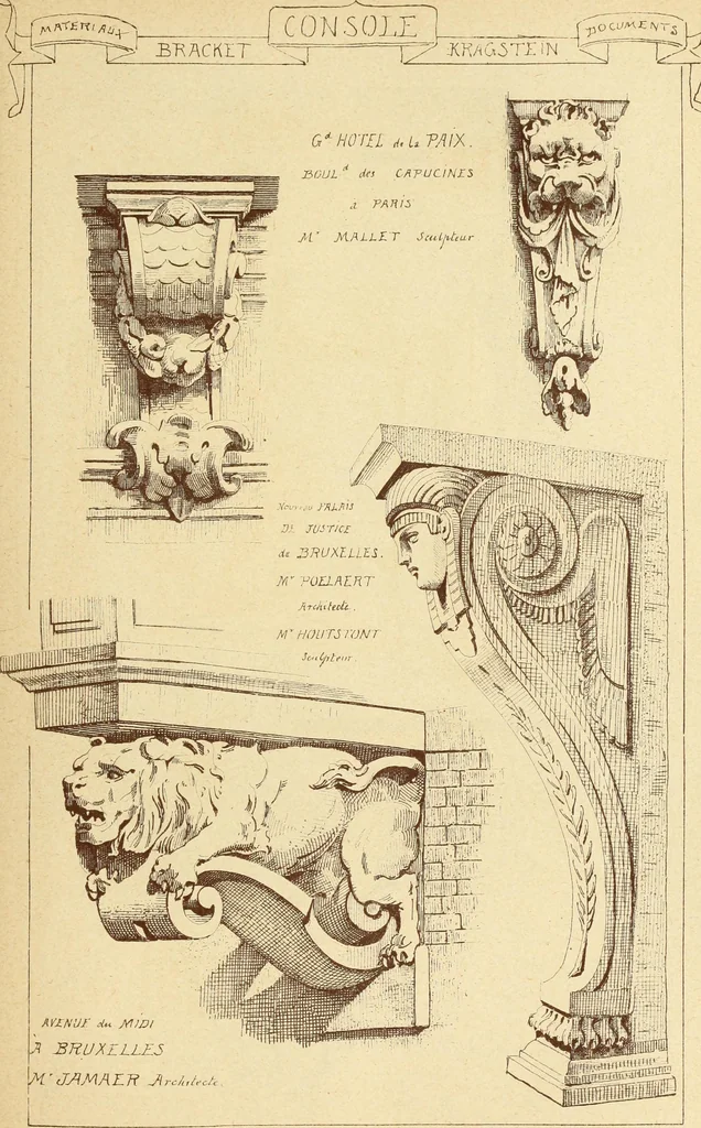 An illustration from Materials and documents of architecture and sculpture : classified alphabetically, 1915, leaf 194