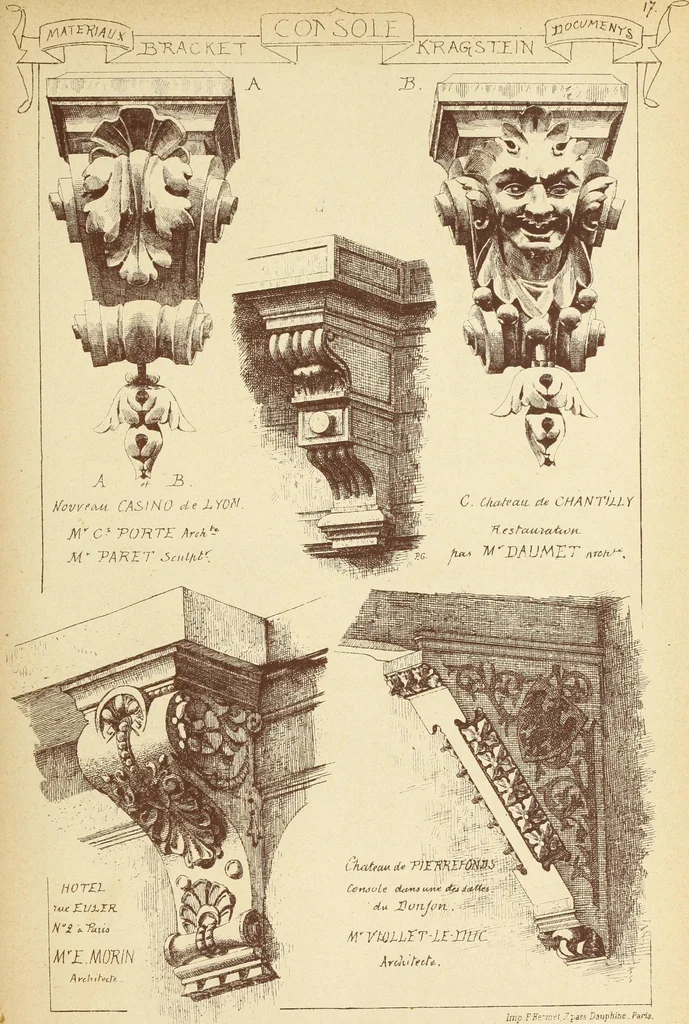 An illustration from Materials and documents of architecture and sculpture : classified alphabetically, 1915, leaf 196