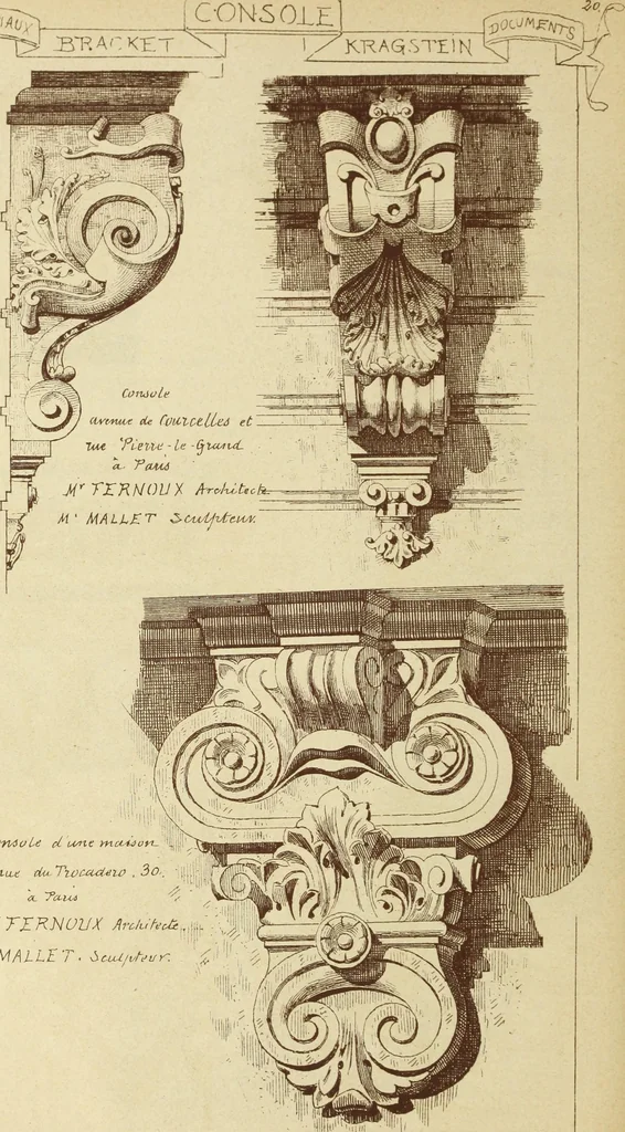 An illustration from Materials and documents of architecture and sculpture : classified alphabetically, 1915, leaf 199