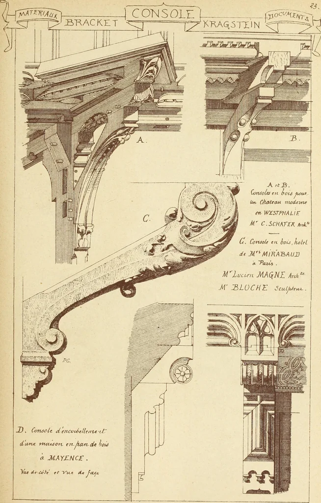 An illustration from Materials and documents of architecture and sculpture : classified alphabetically, 1915, leaf 202
