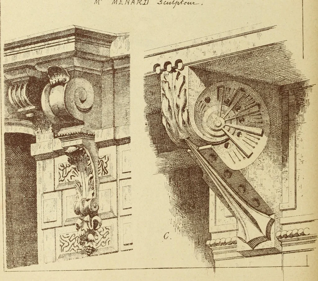 An illustration from Materials and documents of architecture and sculpture : classified alphabetically, 1915, leaf 203
