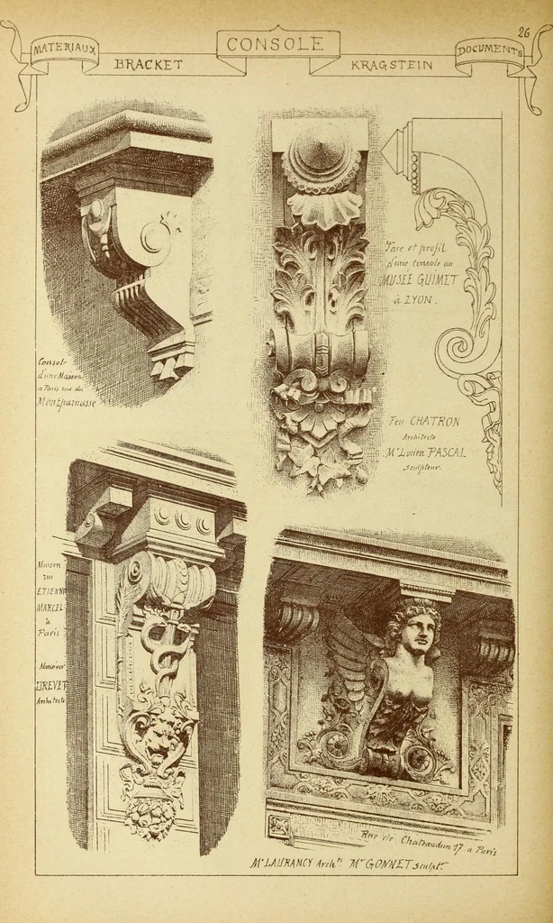 An illustration from Materials and documents of architecture and sculpture : classified alphabetically, 1915, leaf 205