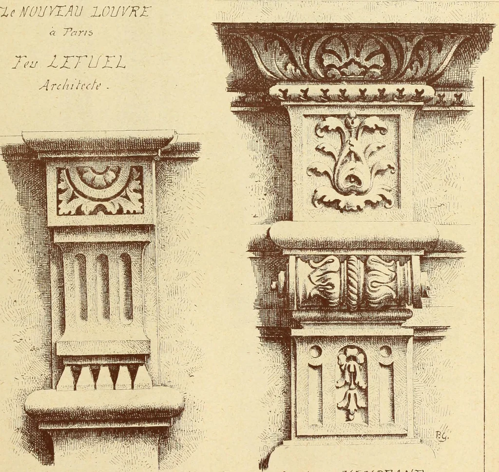 An illustration from Materials and documents of architecture and sculpture : classified alphabetically, 1915, leaf 206