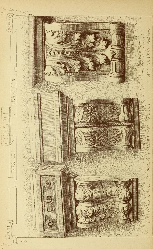 An illustration from Materials and documents of architecture and sculpture : classified alphabetically, 1915, leaf 209