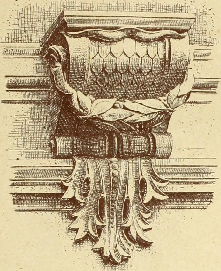 An illustration from Materials and documents of architecture and sculpture : classified alphabetically, 1915, leaf 210