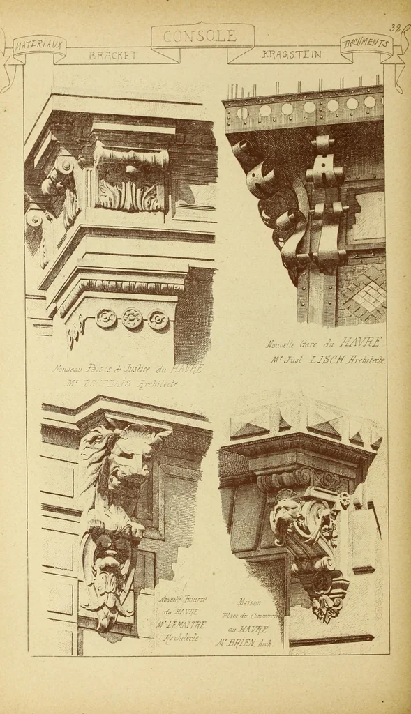 An illustration from Materials and documents of architecture and sculpture : classified alphabetically, 1915, leaf 211