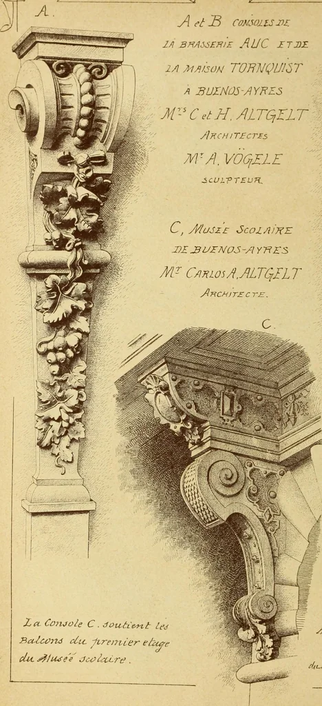 An illustration from Materials and documents of architecture and sculpture : classified alphabetically, 1915, leaf 223