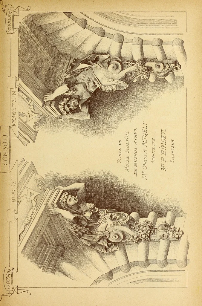 An illustration from Materials and documents of architecture and sculpture : classified alphabetically, 1915, leaf 224