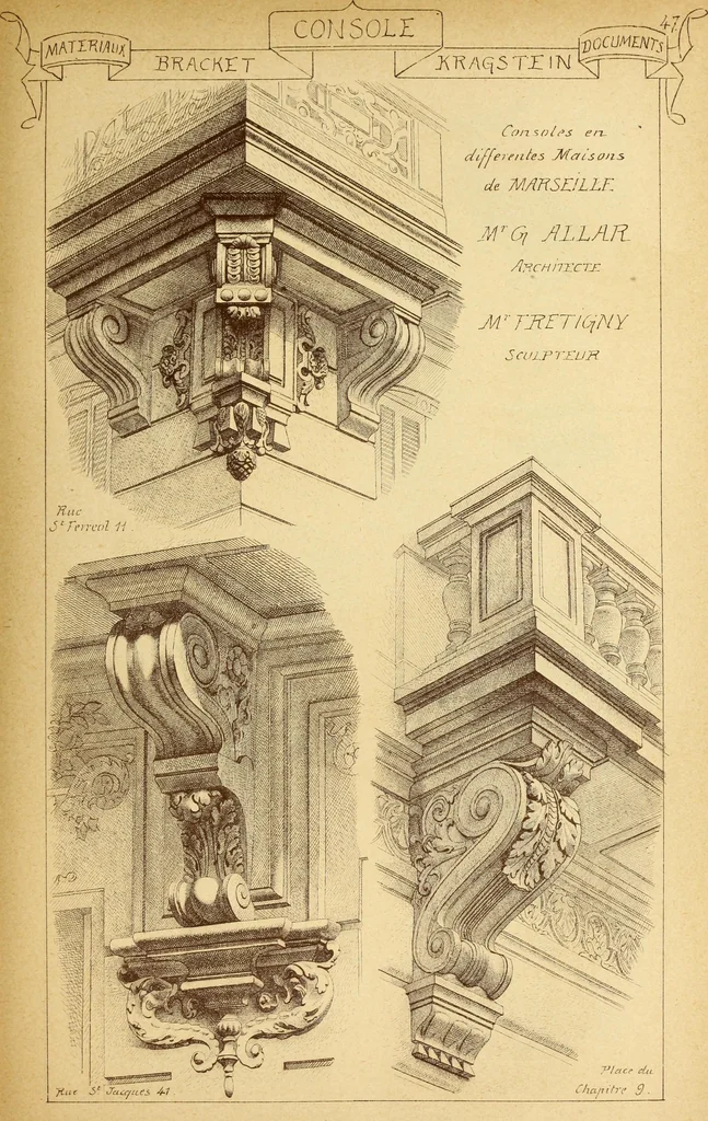 An illustration from Materials and documents of architecture and sculpture : classified alphabetically, 1915, leaf 226