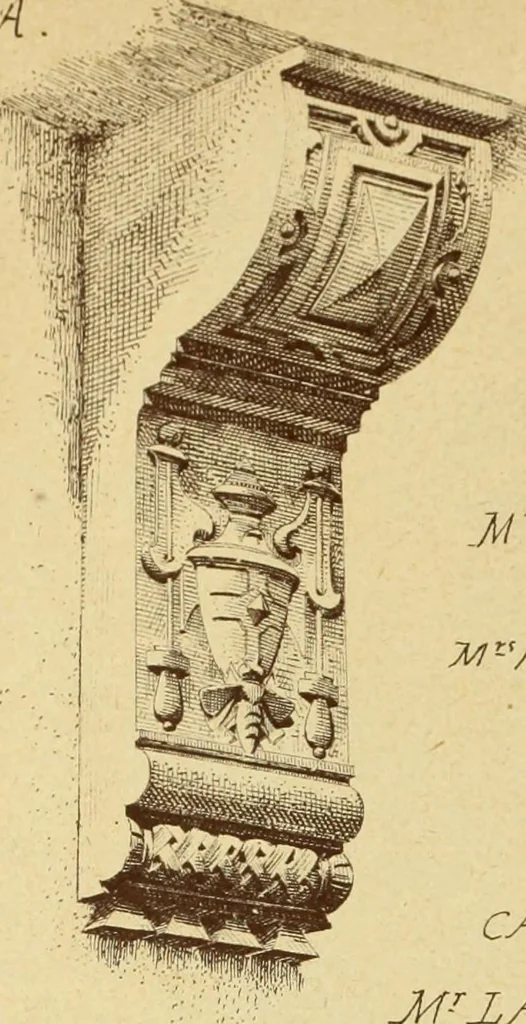 An illustration from Materials and documents of architecture and sculpture : classified alphabetically, 1915, leaf 227