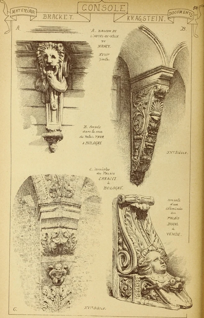 An illustration from Materials and documents of architecture and sculpture : classified alphabetically, 1915, leaf 229