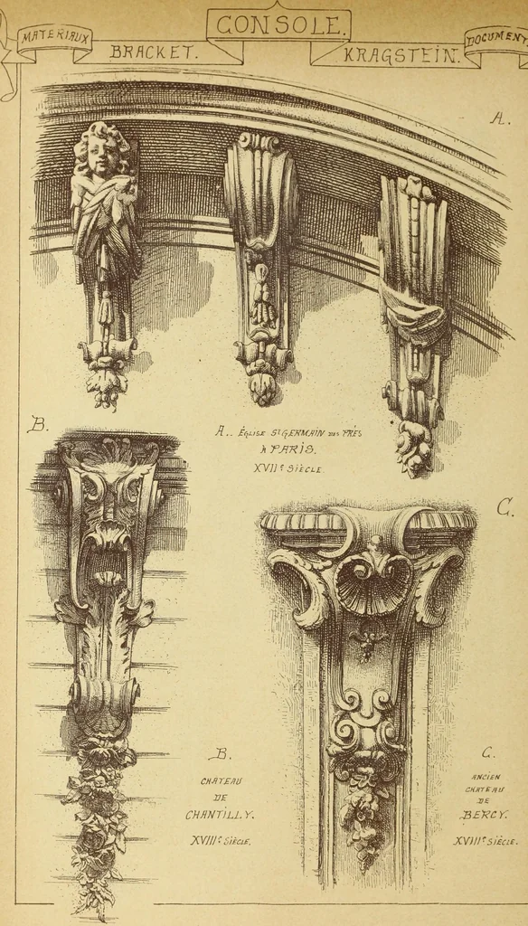 An illustration from Materials and documents of architecture and sculpture : classified alphabetically, 1915, leaf 233