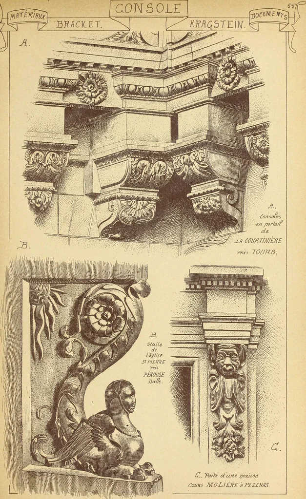 An illustration from Materials and documents of architecture and sculpture : classified alphabetically, 1915, leaf 234