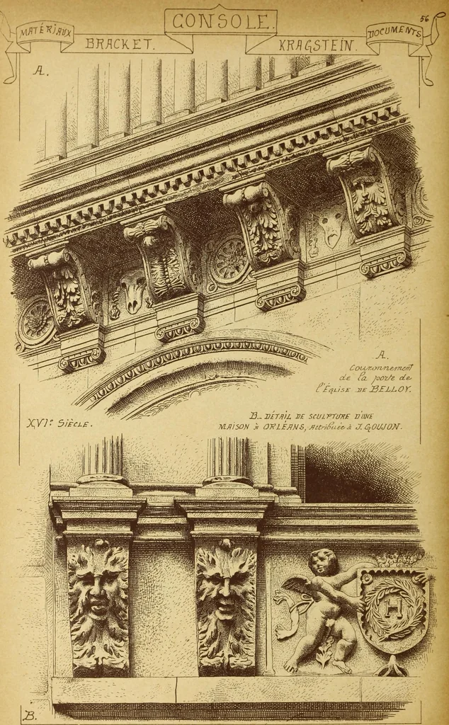 An illustration from Materials and documents of architecture and sculpture : classified alphabetically, 1915, leaf 235