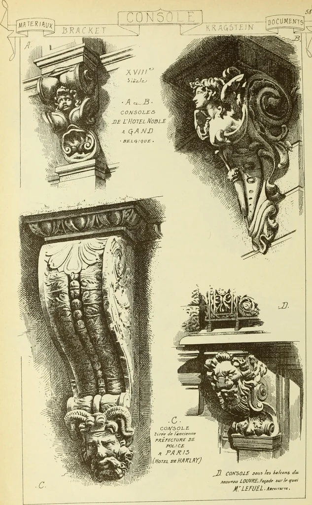An illustration from Materials and documents of architecture and sculpture : classified alphabetically, 1915, leaf 237