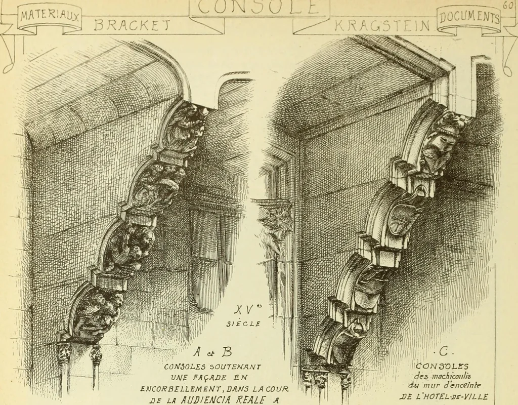 An illustration from Materials and documents of architecture and sculpture : classified alphabetically, 1915, leaf 239