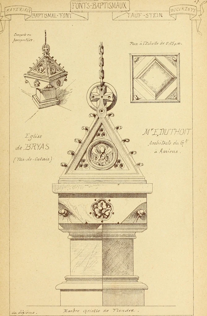 An illustration from Materials and documents of architecture and sculpture : classified alphabetically, 1915, leaf 24