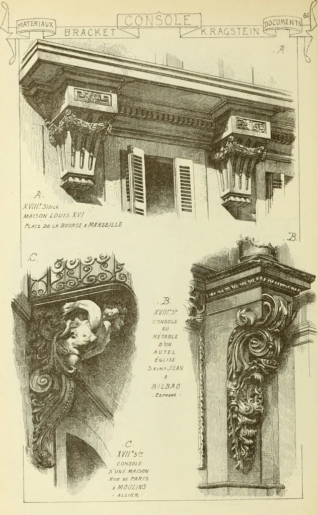 An illustration from Materials and documents of architecture and sculpture : classified alphabetically, 1915, leaf 245