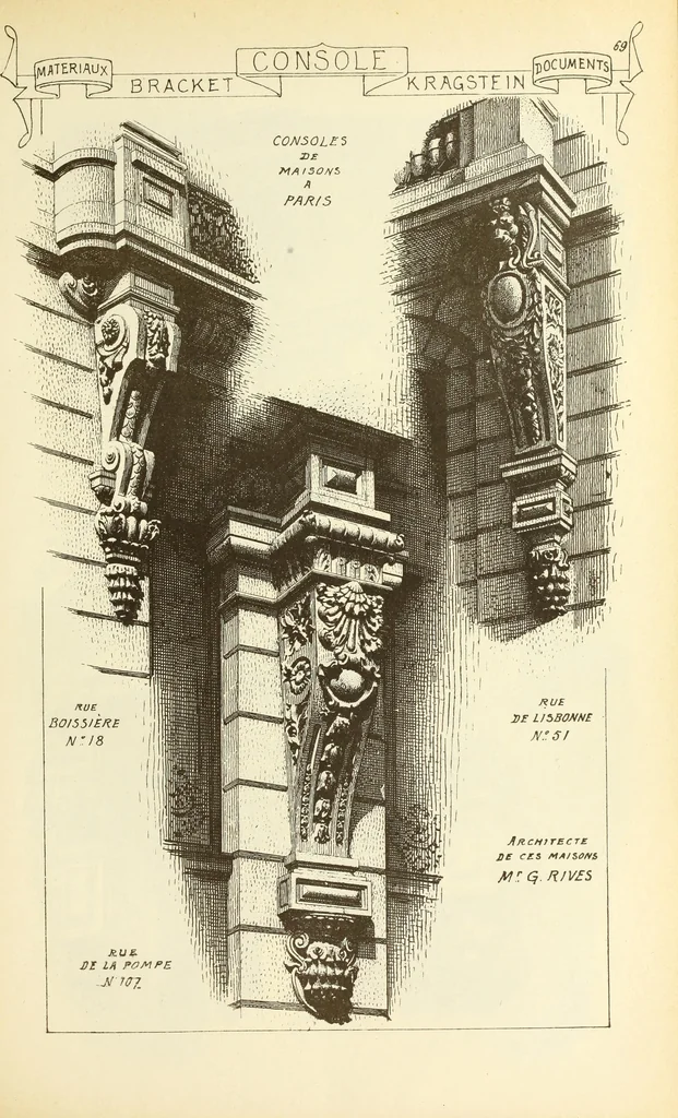 An illustration from Materials and documents of architecture and sculpture : classified alphabetically, 1915, leaf 248