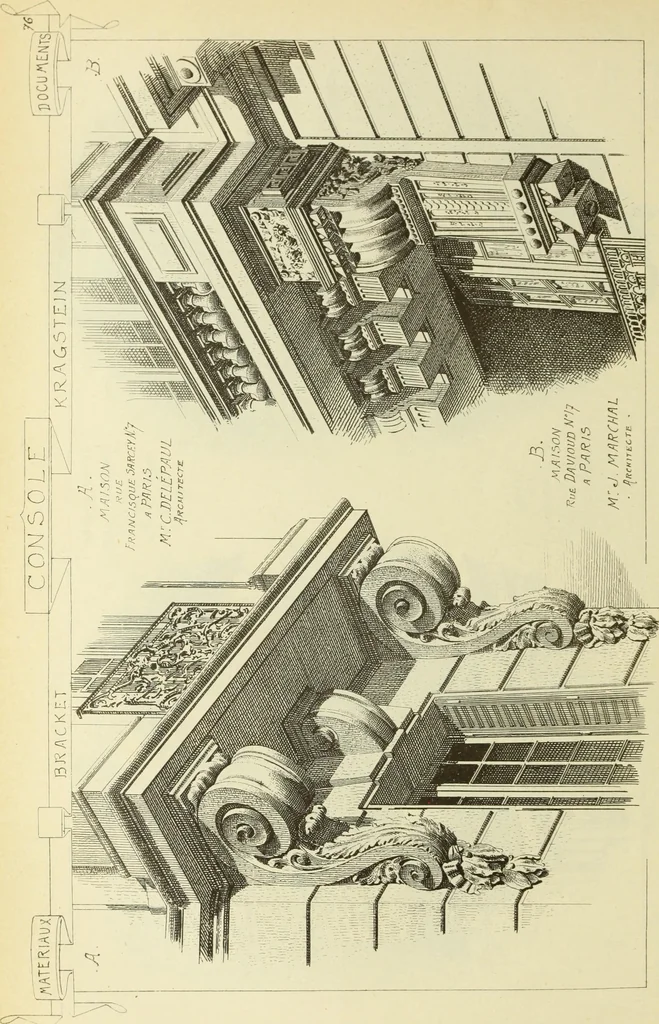 An illustration from Materials and documents of architecture and sculpture : classified alphabetically, 1915, leaf 255