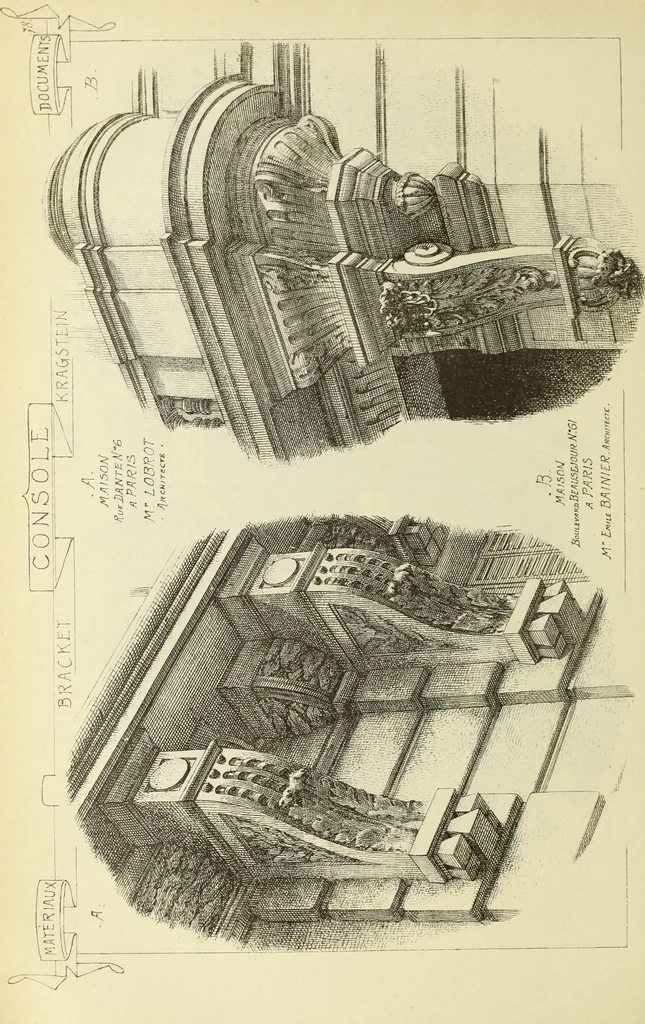 An illustration from Materials and documents of architecture and sculpture : classified alphabetically, 1915, leaf 257