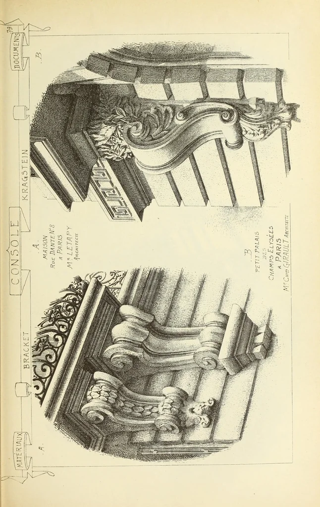 An illustration from Materials and documents of architecture and sculpture : classified alphabetically, 1915, leaf 258