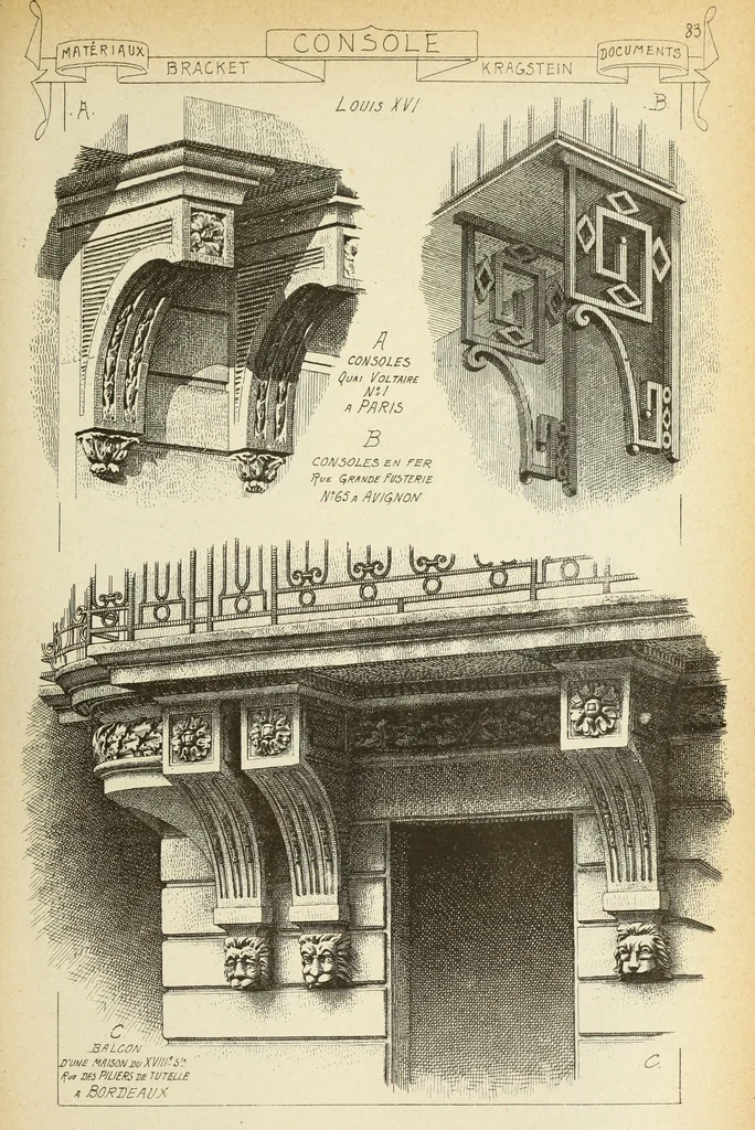 An illustration from Materials and documents of architecture and sculpture : classified alphabetically, 1915, leaf 262