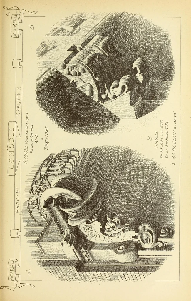 An illustration from Materials and documents of architecture and sculpture : classified alphabetically, 1915, leaf 270
