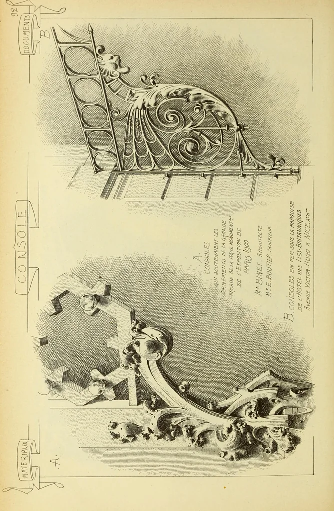 An illustration from Materials and documents of architecture and sculpture : classified alphabetically, 1915, leaf 271