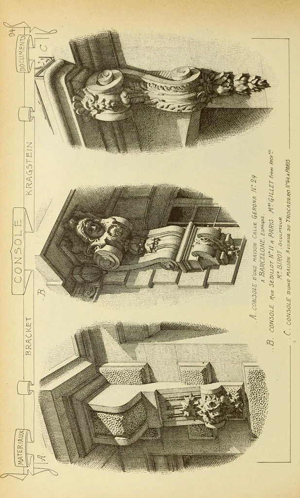 An illustration from Materials and documents of architecture and sculpture : classified alphabetically, 1915, leaf 273
