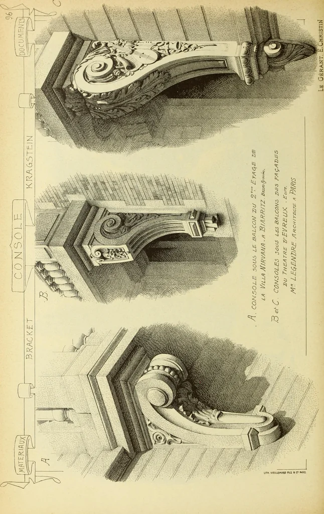 An illustration from Materials and documents of architecture and sculpture : classified alphabetically, 1915, leaf 275