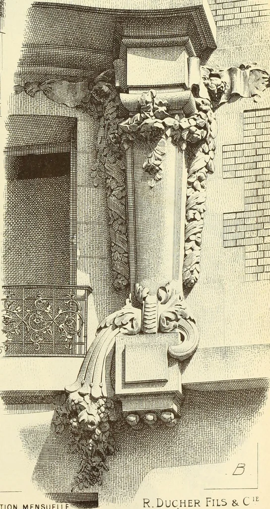 An illustration from Materials and documents of architecture and sculpture : classified alphabetically, 1915, leaf 276