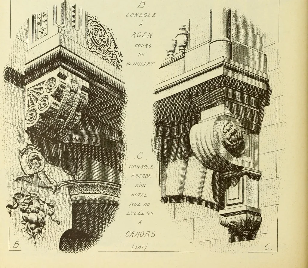 An illustration from Materials and documents of architecture and sculpture : classified alphabetically, 1915, leaf 277